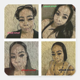 Ahsek Novel Boekenreeks Stickers