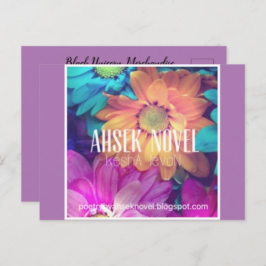 Ahsek Novel Briefkaart 1 (Voorkant / Achterkant)