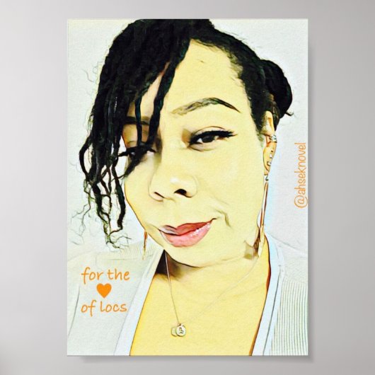 Ahsek Novel For the Love of Locs 9 Poster (Voorkant)