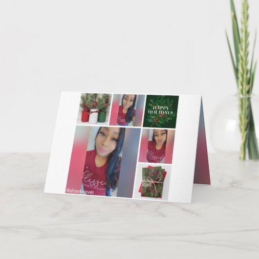 Ahsek Novel Holiday Card 1 Feestdagen Kaart (Voorkant)