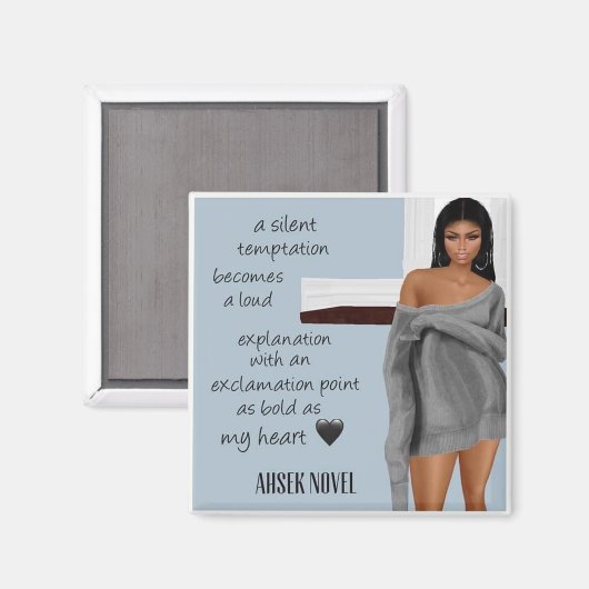 Ahsek Novel Poetry Magnet 3 (Voorkant / Achterkant)