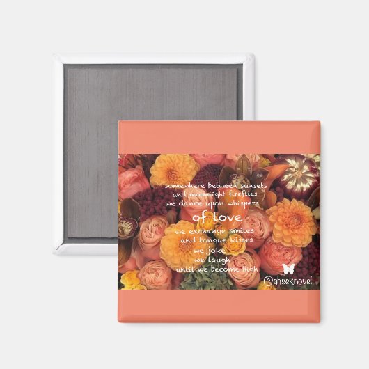 Ahsek Novel Poetry Magnet 5 (Voorkant / Achterkant)