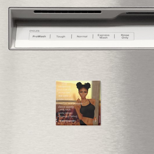 Ahsek Novel Poetry Magnet 7 (Insitu (Vaatwasser))