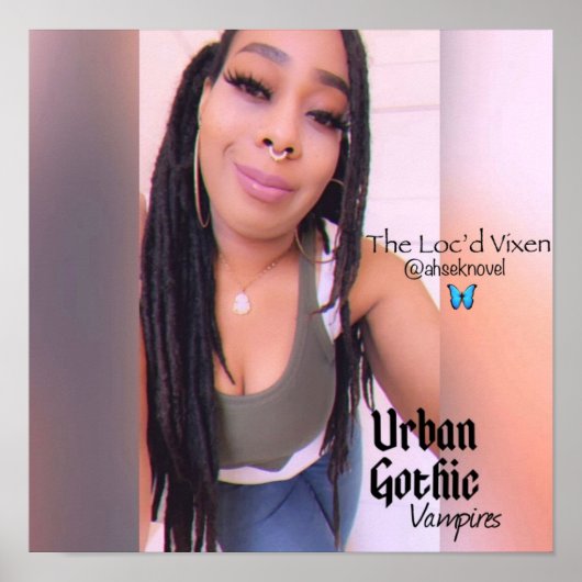 Ahsek Novel x Urban Gothic Vampires Poster 909 (Voorkant)