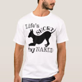 AHT "Life's Short" Mannen Basic T-shirt (Voorkant)