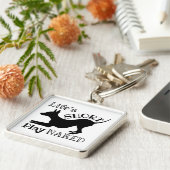 AHT "Life's Short" Premium Sleutelhanger (Zijkant)