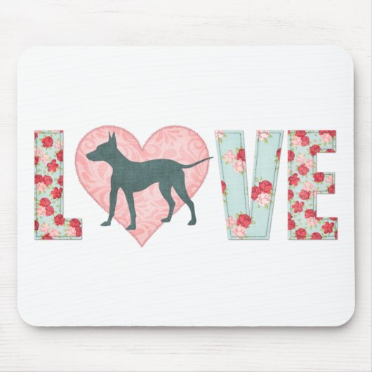 AHT Shabby Chic "Love" Mousepad Muismat (Voorkant)