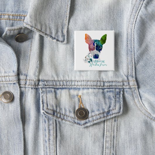 AHT Waterverf Buton Vierkante Button 5,1 Cm (In situ)