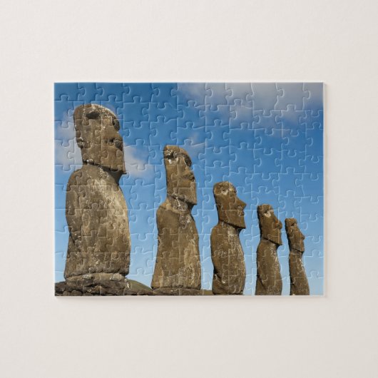 Ahu Akivi, Rapa Nui, Paaseiland, Chili 2 Legpuzzel (Horizontaal)