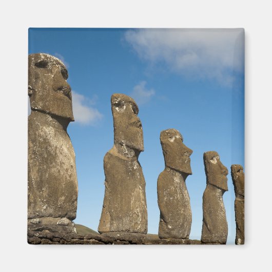 Ahu Akivi, Rapa Nui, Paaseiland, Chili 2 Magneet (Voorkant)