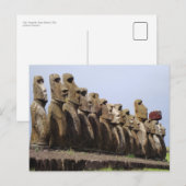 Ahu Tongariki, Paaseiland, Chili Briefkaart (Voorkant / Achterkant)