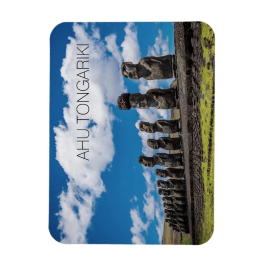 Ahu Tongariki, Rapa Nui, Paaseiland Magneet (Verticaal)