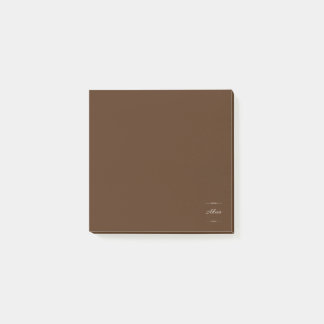 Ahua Original Logo Brown Post-it® Notes