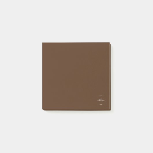 Ahua Original Logo Brown Post-it® Notes (Voorkant)