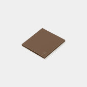 Ahua Original Logo Brown Post-it® Notes (Schuin)