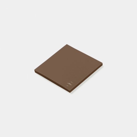 Ahua Original Logo Brown  Post-it® Notes (Schuin)