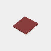 Ahua Original Logo Burgundy Post-it® Notes (Schuin)