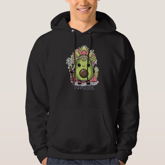 Ahuacatl Aztec Warrior Avocado Hoodie (Voorkant)