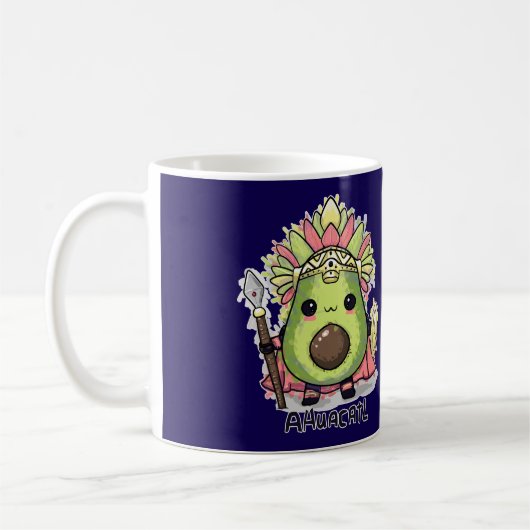 Ahuacatl Aztec Warrior Avocado Koffiemok (Links)