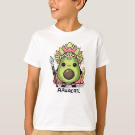 Ahuacatl Aztec Warrior Avocado T-shirt