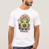 Ahuacatl Aztec Warrior Avocado T-shirt (Voorkant)