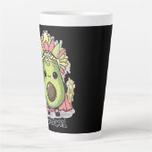 Ahuacatl Azteekse Krijger Avocado Latte Mok (Voorkant)