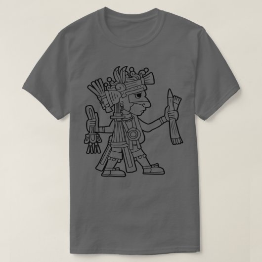 Ahuiateteo Aztec God Mayan Inca Toltec Gift T-shirt (Design voorkant)