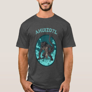Ahuizotl Water Guardian Art - Aztec Mythic Legend T-shirt