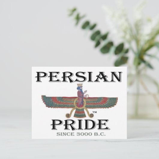 Ahura Mazda - Perzische Pride Briefkaart (Staand voorkant)
