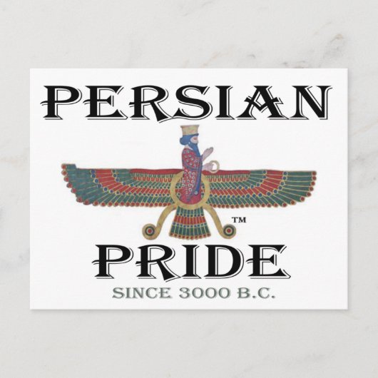 Ahura Mazda - Perzische Pride Briefkaart (Voorkant)