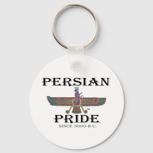 Ahura Mazda - Perzische Pride Sleutelhanger (Voorkant)