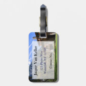 Ahwahnee Bagagelabel (Achterkant verticaal)