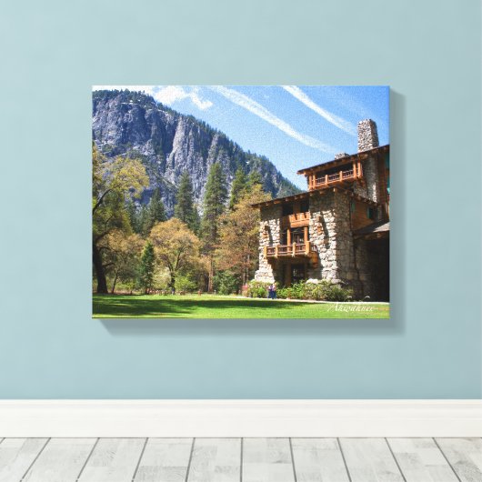 Ahwahnee Canvas Afdruk (Insitu (Houten vloer))