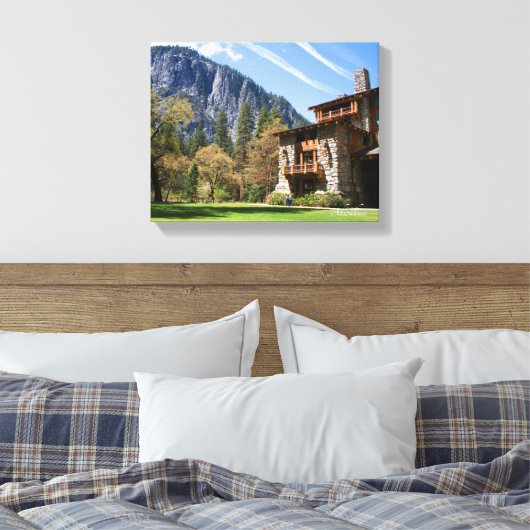 Ahwahnee Canvas Afdruk (Insitu (Slaapkamer))