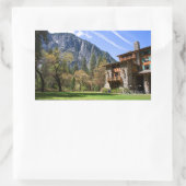 Ahwahnee-foto Rechthoekige Sticker (Tas)