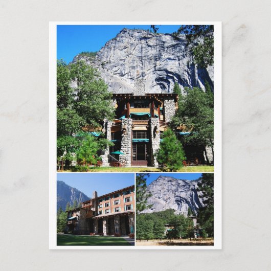 Ahwahnee-hotel in het Yosemite National Park Briefkaart (Voorkant)