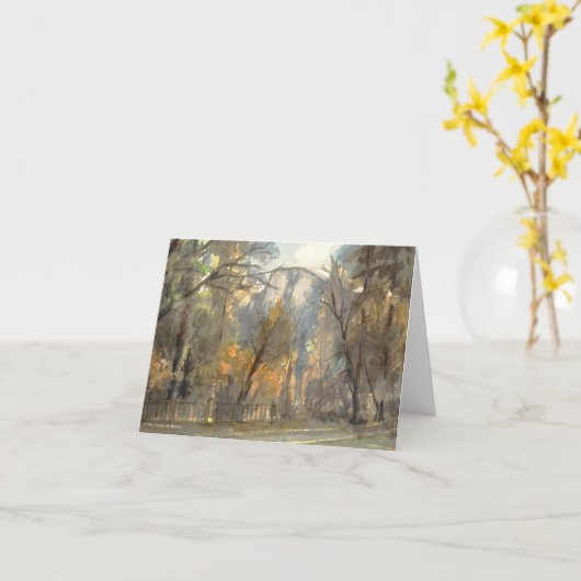 Ahwahnee Lawn Kaart (Gele Bloem)