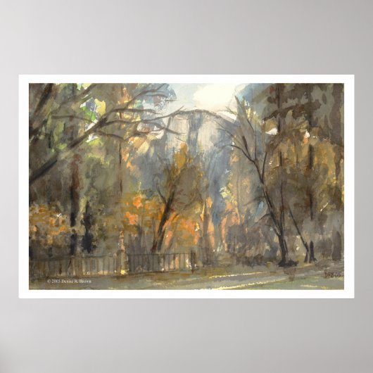 Ahwahnee Lawn Print (Voorkant)