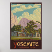 Ahwahnee Lodge - Yosemite Nat'l Park Reisposter Poster (Voorkant)