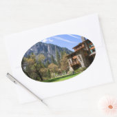 Ahwahnee Ovale Sticker (Envelop)