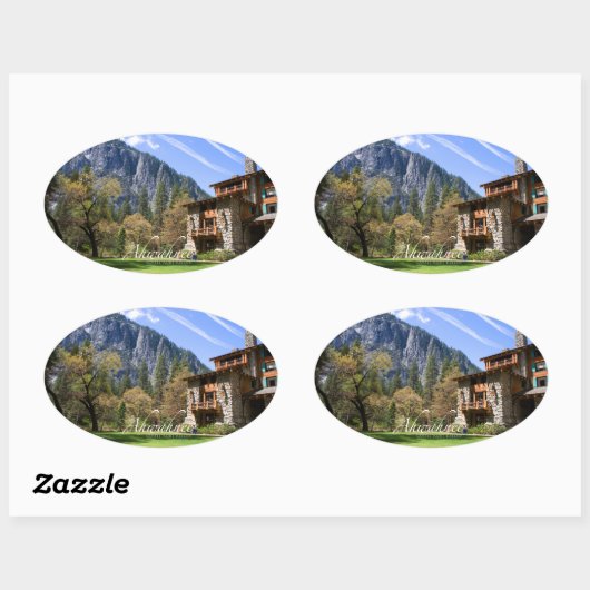Ahwahnee Ovale Sticker (Vel)
