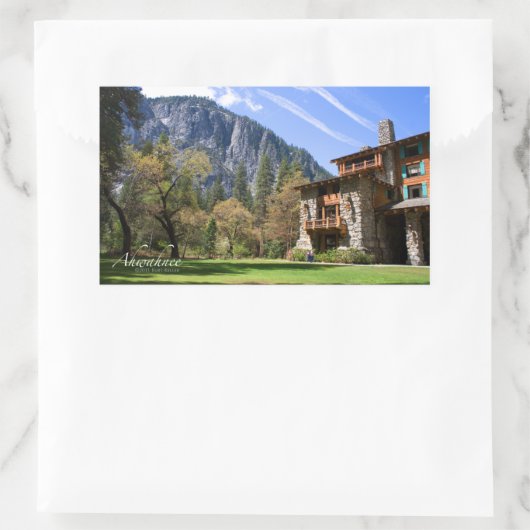 Ahwahnee Rechthoekige Sticker (Tas)