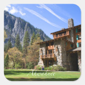 Ahwahnee Vierkante Sticker (Voorkant)