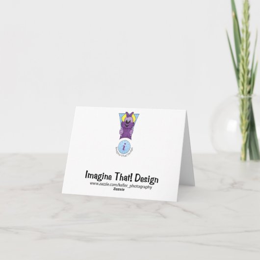 Ahwahnee Wenskaart Kaart (Achterkant)