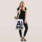 AI 996™ Boodschappentas Tote Bag (Op model)