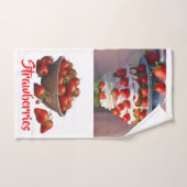 AI Aardbeien Hand/Keukenhanddoek Handdoek (Handdoek)