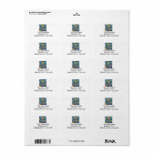 AI Abstract Illusionisme Engel Expressionistisch E Etiket (Full Sheet)