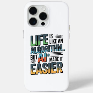 AI-algoritmecitaat – Leven gemakkelijker gemaakt iPhone 15 Pro Max Hoesje