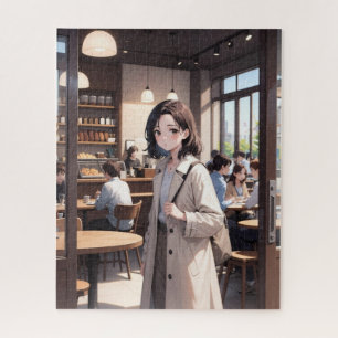 AI Anime Meisje Puzzel