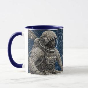 Ai Art Astronaut in de ruimte Mok